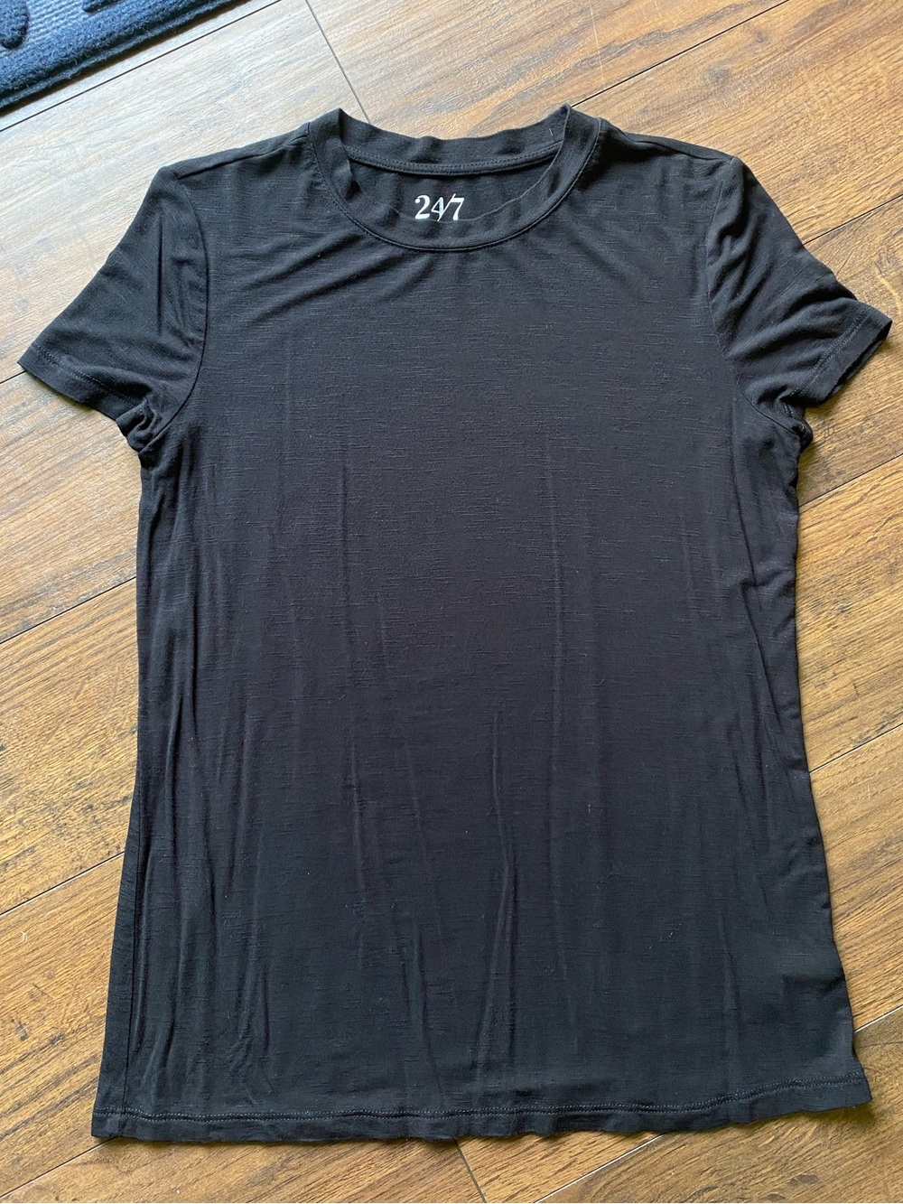 24/7 Black Short-Sleeve Women's Tee
